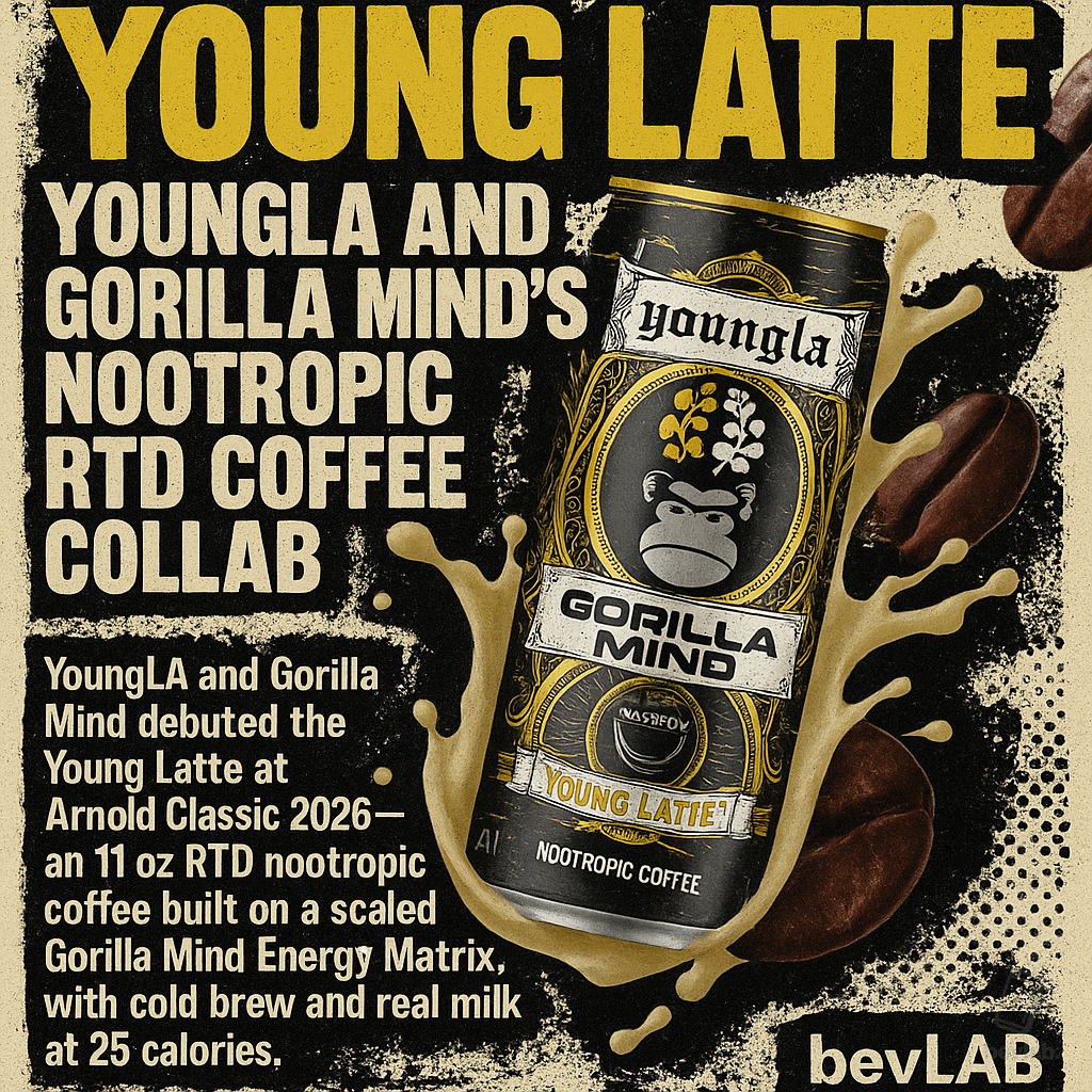 Young LAtte: YoungLA and Gorilla Mind's Nootropic RTD Coffee Collab